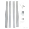 Surface-mounted frame for LED panel (62 cm x 62 cm) Quick and easy assembly