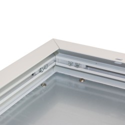 Surface-mounted frame for LED panel (62 cm x 62 cm) Quick and easy assembly