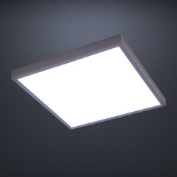 Surface-mounted frame for LED panel (62 cm x 62 cm) Quick and easy assembly