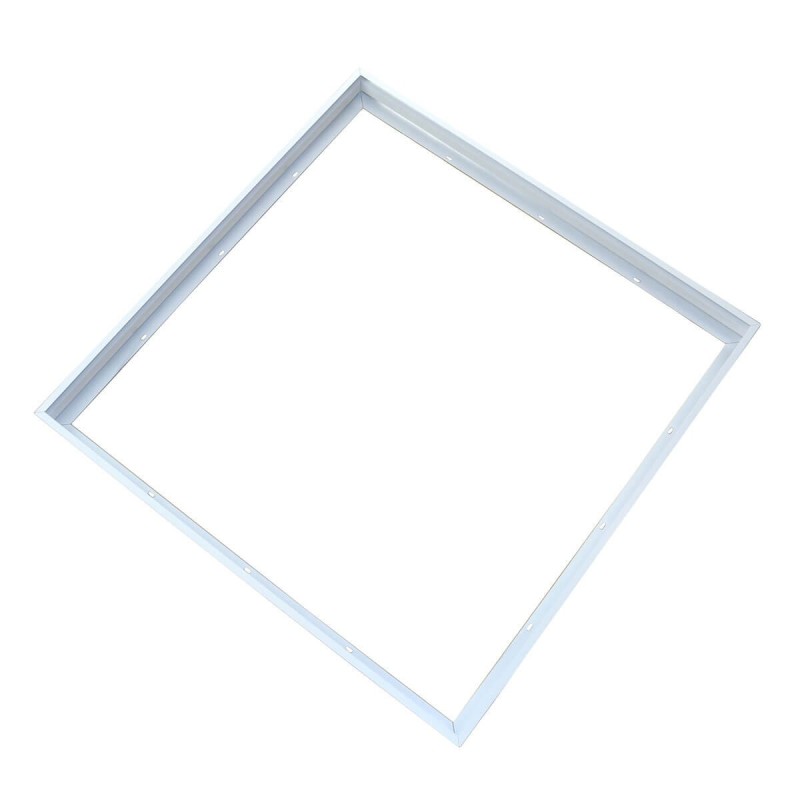 Surface-mounted frame for LED panel with click system (62 cm x 62 cm)