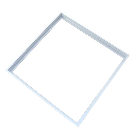 Surface-mounted frame for LED panel with click system (62 cm x 62 cm)