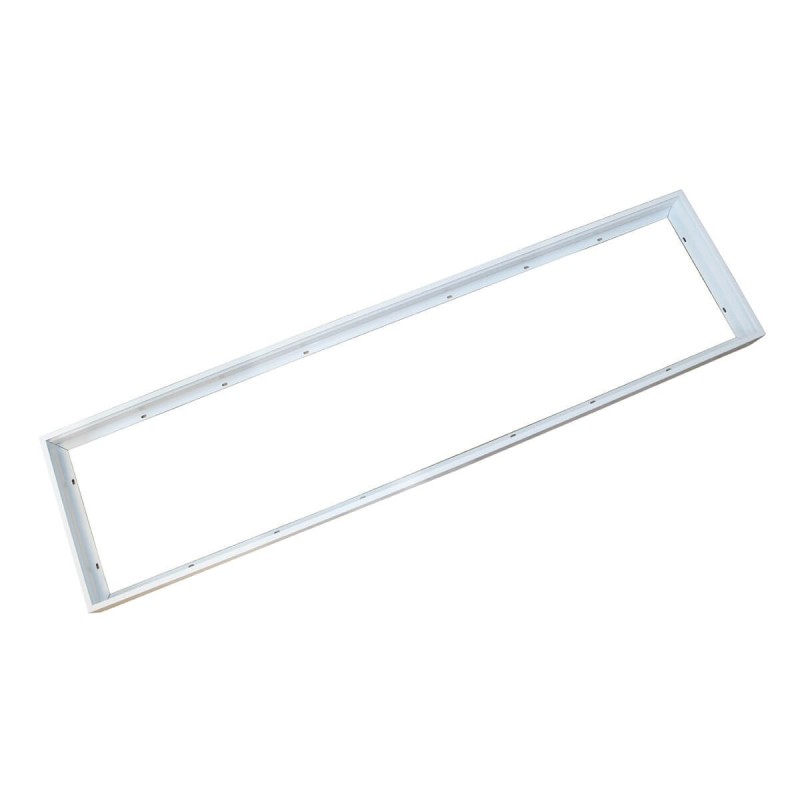 Surface-mounted frame for LED panel (120 cm x 30 cm) quick and easy assembly