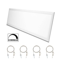 Ultra-flat design LED panel dimmable white 120 x 30cm