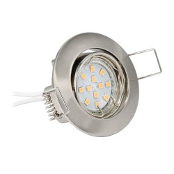 LED recessed spotlight set incl. bulb 2W
