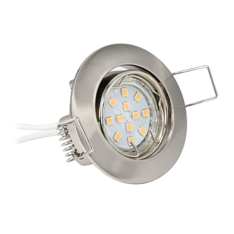 LED recessed spotlight set incl. bulb 2W