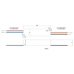 LED Constant Voltage Power Supply 72W 24V DC