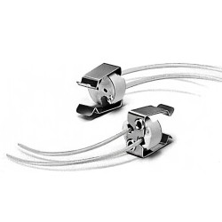 MR16 GU5.3 Ceramic Base With Retaining Clip LED Halogen Socket Lamp Holder