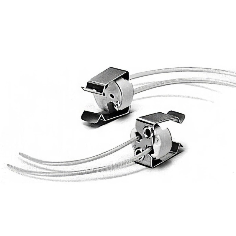 MR16 GU5.3 Ceramic Base With Retaining Clip LED Halogen Socket Lamp Holder