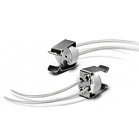 MR16 GU5.3 Ceramic Base With Retaining Clip LED Halogen Socket Lamp Holder