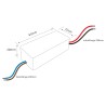 LED Power Supply Constant Voltage / 12V DC / 6W IP67 Waterproof