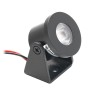 1W Mini LED Surface Mount Spotlight "Alyana" black 3VDC 350mA 3000K