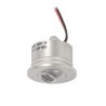 VBLED® 1W LED Mini Einbauspot - FOCOS Minispot Mini Strahler - 12V DC - IP20-3000K - Schwenkbar - Silber