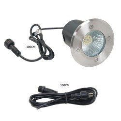 LED Bodeneinbaustrahler "Mutantur" für Außen 3000K 3-Stufendimmer 1W, 3W, 6W mit EZDIM-Technologie