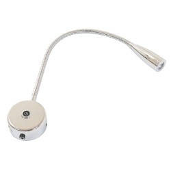 Premium LED Wand-, Bett und Leselampe mit Schwanenhals und USB Anschluss