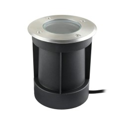 Swivelling LED recessed floor spot 230V AC IP67 water-protected without bulb