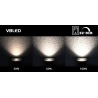 3 KIT LED recessed floor luminaire "MUTARE" with 5W bulb 12VAC 400Lumen 3000K with EZDIM