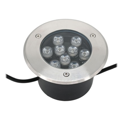 LED Ground Recessed Spotlight 9X1W 230V AC 720 Lumen
