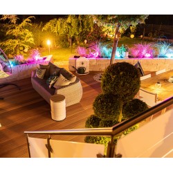  made of stainless steel IP68 with RGBW MR16 bulb and transformer