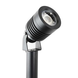 LED Floor Lamp Outdoor Spotlight with Earth Spike 3W-6W-10W EZDIM 3000K 12VAC/DC