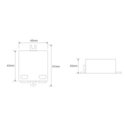 LED power supply unit constant voltage / 12V DC / 6W