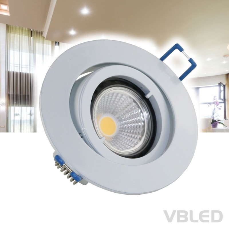 LED recessed spotlight made of aluminium / white / round / incl. 3.5W LED