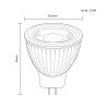 VBLED LED bulb - MR11/GU4 - COB - 2