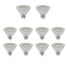 Set of 10 MR16 GU5.3 LED lamps