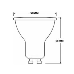 VBLED LED Bulb - GU10 - 5W - Dimmable