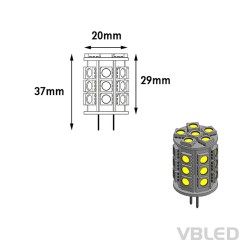 VBLED LED bulb - G4 - 3W - 10-30V DC