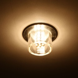 LED recessed luminaire with G4 bulb 12VDC 3W 3000K 300Lumen