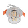 LED recessed luminaire with G4 bulb 12V 6W 3000K 500Lumen