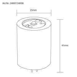 VBLED LED bulb pin base lamp warm white - G4 - 3W