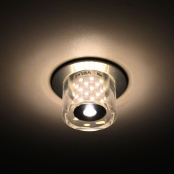 LED recessed luminaire with G4 bulb 12V 4W 3000K 300Lumen