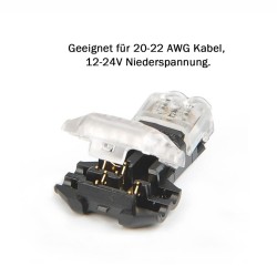 T Connector low voltage 3-fold