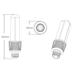 E27 LED bulb 8W