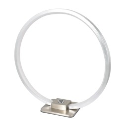 Decorative LED table lamp ring shape