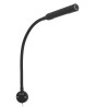 LED 3W Wall Light with 40cm Gooseneck - Dimmable - Black