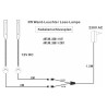 LED 3W Wall Light with 40cm Gooseneck - Dimmable - Black