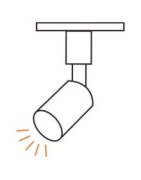 Faretto montato a superficie